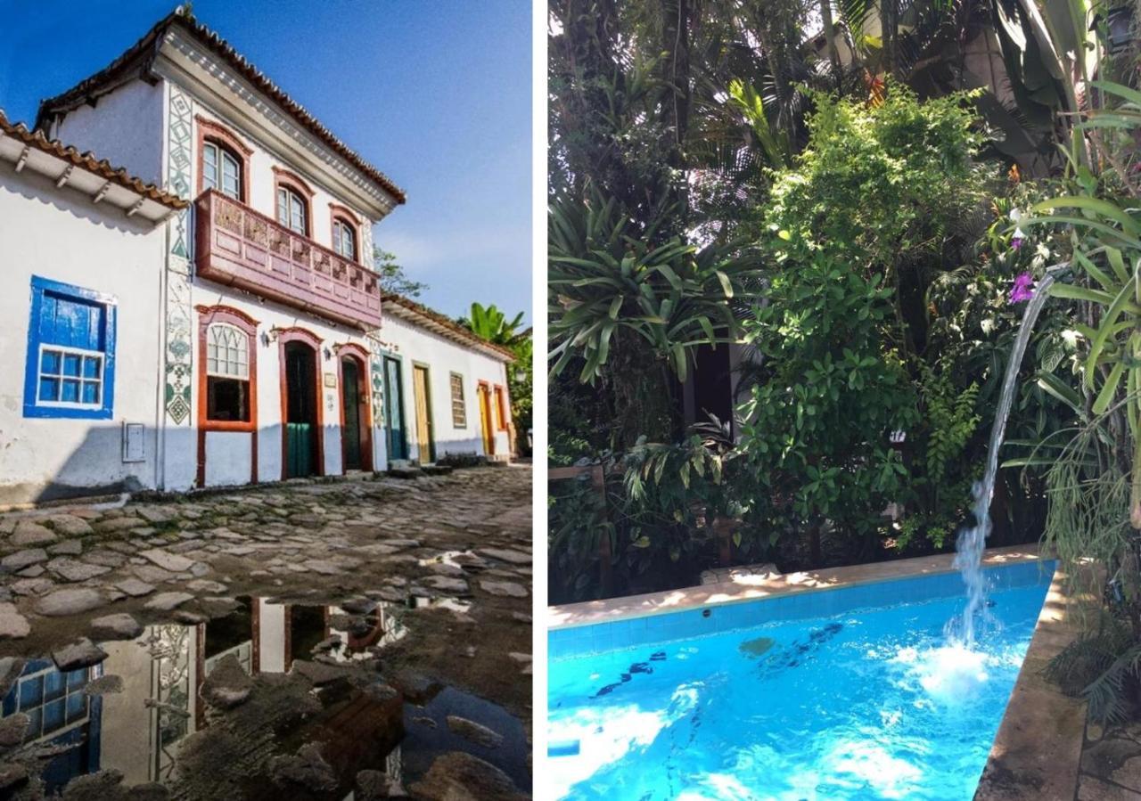 Pousada Arte Colonial - Casarao Historico Do Sec XVIII - Lancha Propria Parati Exterior foto